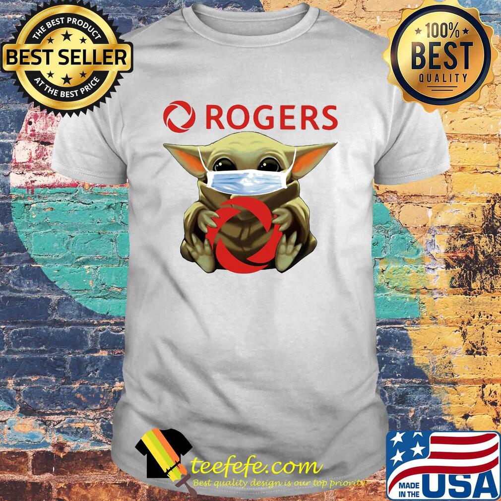 Star wars baby yoda hug rogers mask covid-19 shirt