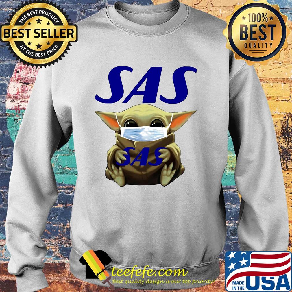 Star wars baby yoda hug scandinavian airlines logo mask covid-19 s Sweater Star wars baby yoda hug scandinavian airlines logo mask covid-19 s Sweater