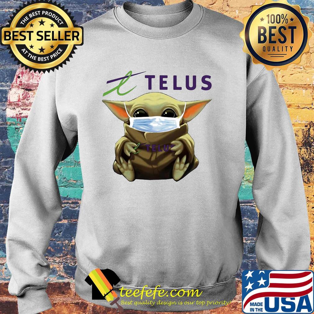 Star wars baby yoda hug telus mask covid-19 s Sweater Star wars baby yoda hug telus mask covid-19 s Sweater