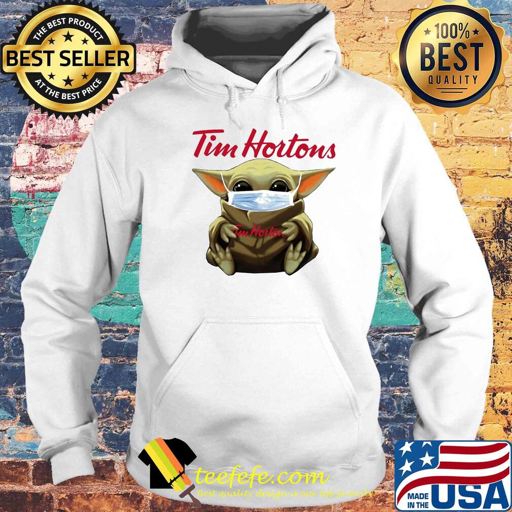 Star wars baby yoda hug tim hortons mask covid-19 s Hoodie Star wars baby yoda hug tim hortons mask covid-19 s Hoodie