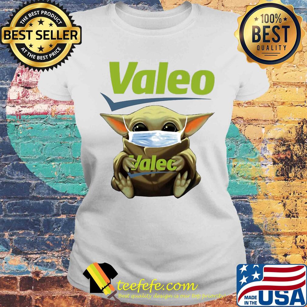 Star wars baby yoda hug valeo mask covid-19 s Laides tee Star wars baby yoda hug valeo mask covid-19 s Laides tee