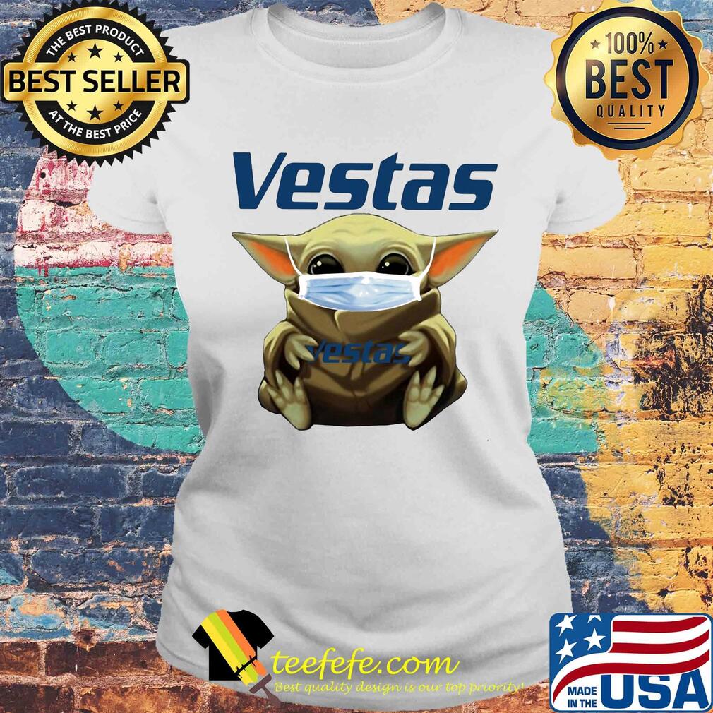 Star wars baby yoda hug vestas mask covid-19 s Laides tee Star wars baby yoda hug vestas mask covid-19 s Laides tee