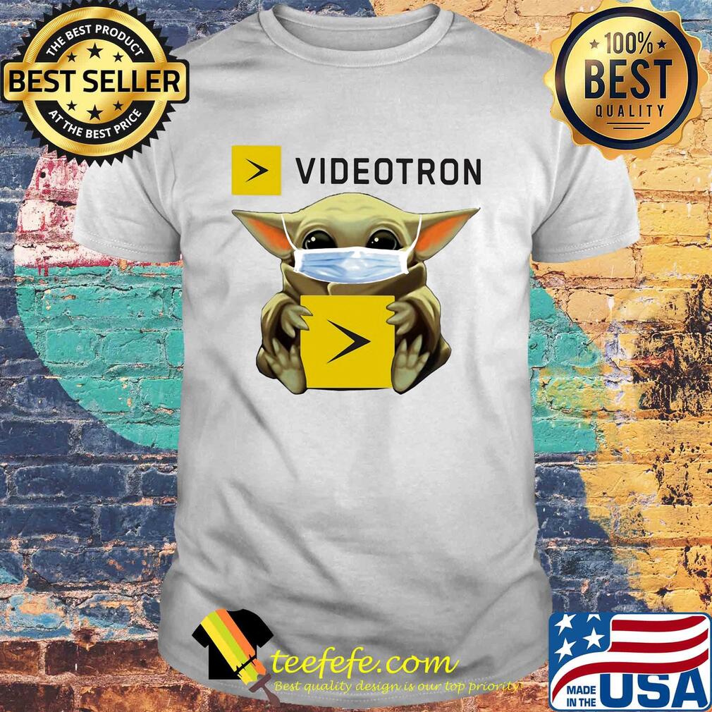 Star wars baby yoda hug videotron mask covid-19 shirt