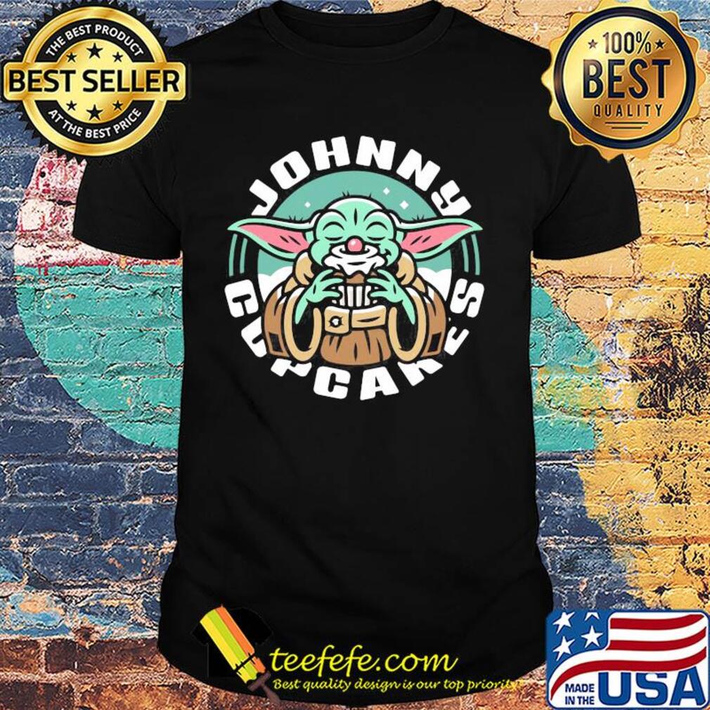Star wars baby yoda Johnny cupcakes shirt