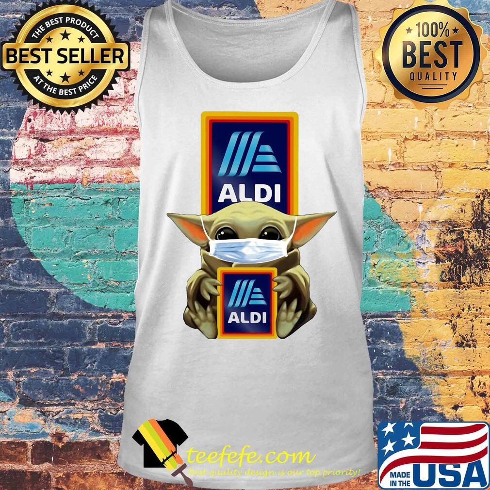 Star wars baby yoda mask hug aldi s Tank top Star wars baby yoda mask hug aldi s Tank top