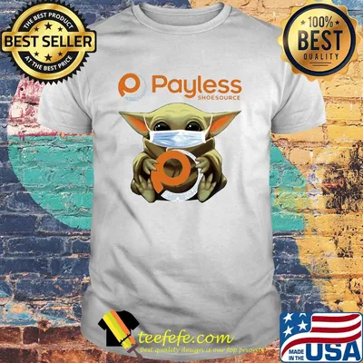 Star wars baby yoda mask hug payless shoesource shirt