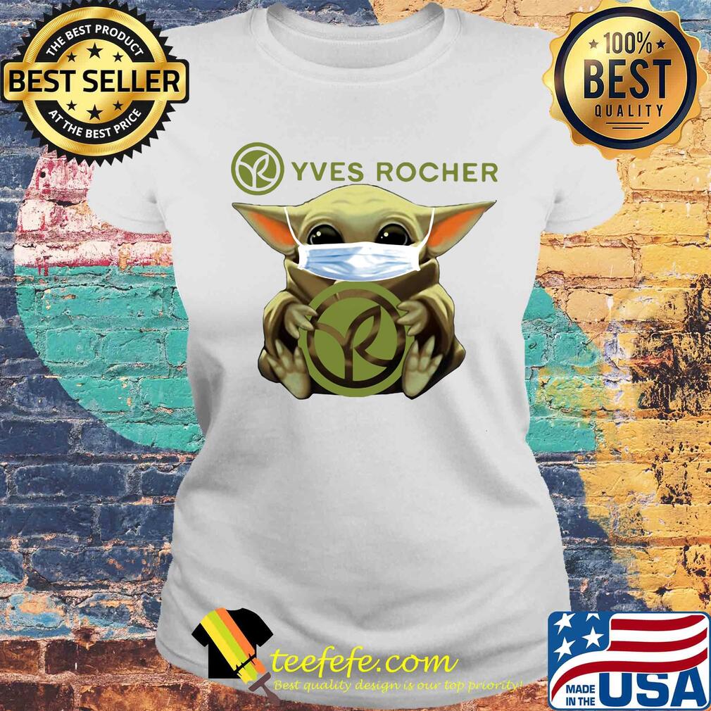 Star wars baby yoda mask hug yves rocher s Laides tee Star wars baby yoda mask hug yves rocher s Laides tee