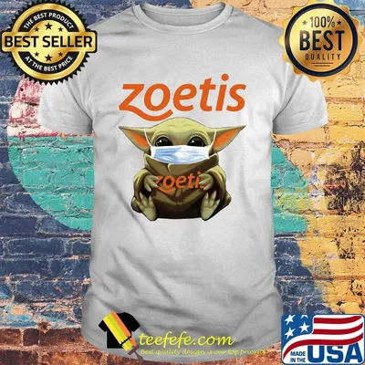 Star wars baby yoda mask hug zoetis shirt