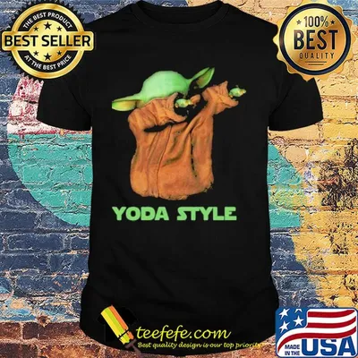 Star wars baby yoda style shirt