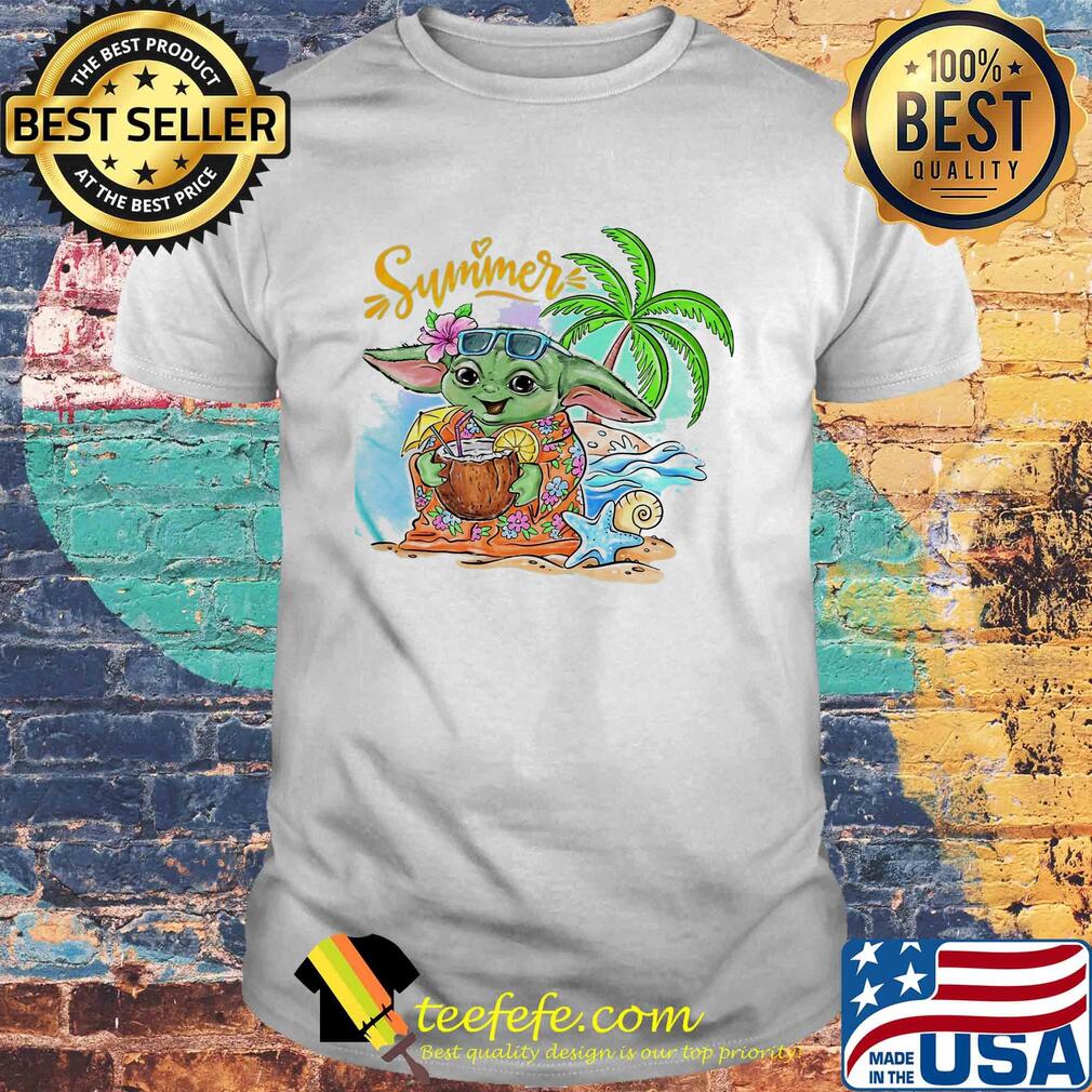 Star wars baby yoda summer shirt