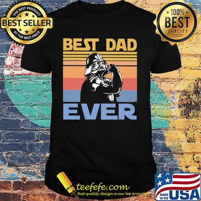 Star wars darth vader best dad ever vintage shirt