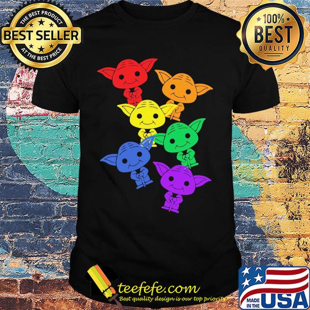 Star wars master yoda colors shirt Star wars master yoda colors shirt