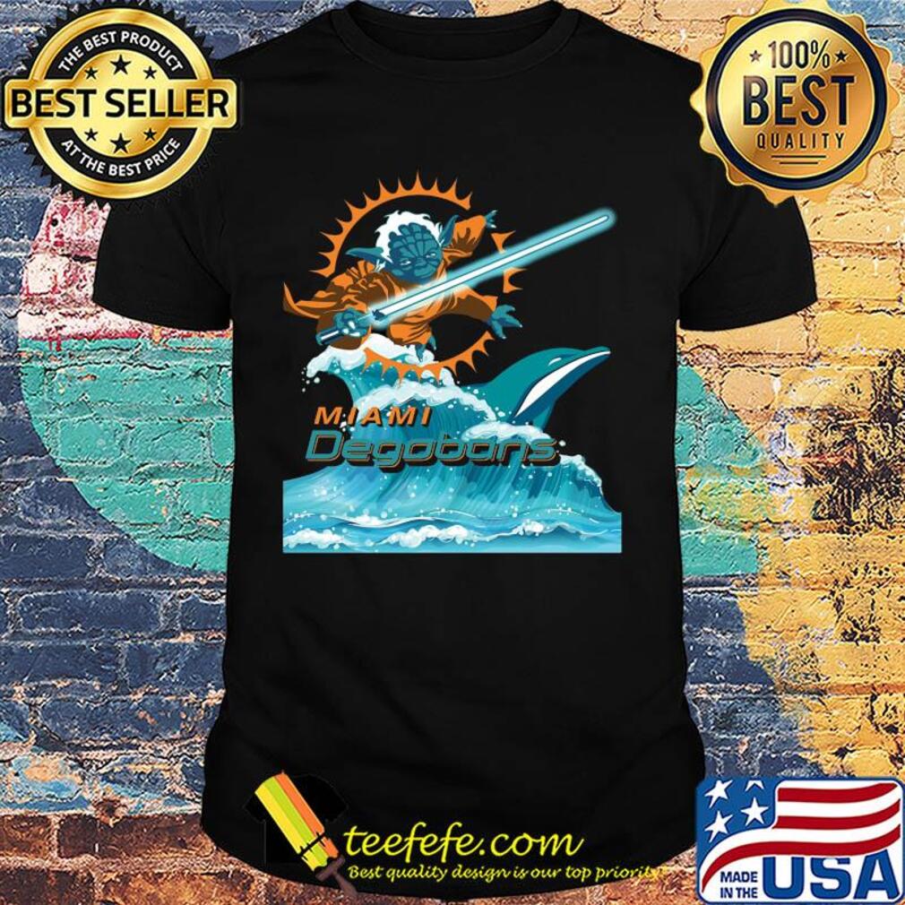 Star wars yoda miami dolphins degobons shirt Star wars yoda miami dolphins degobons shirt