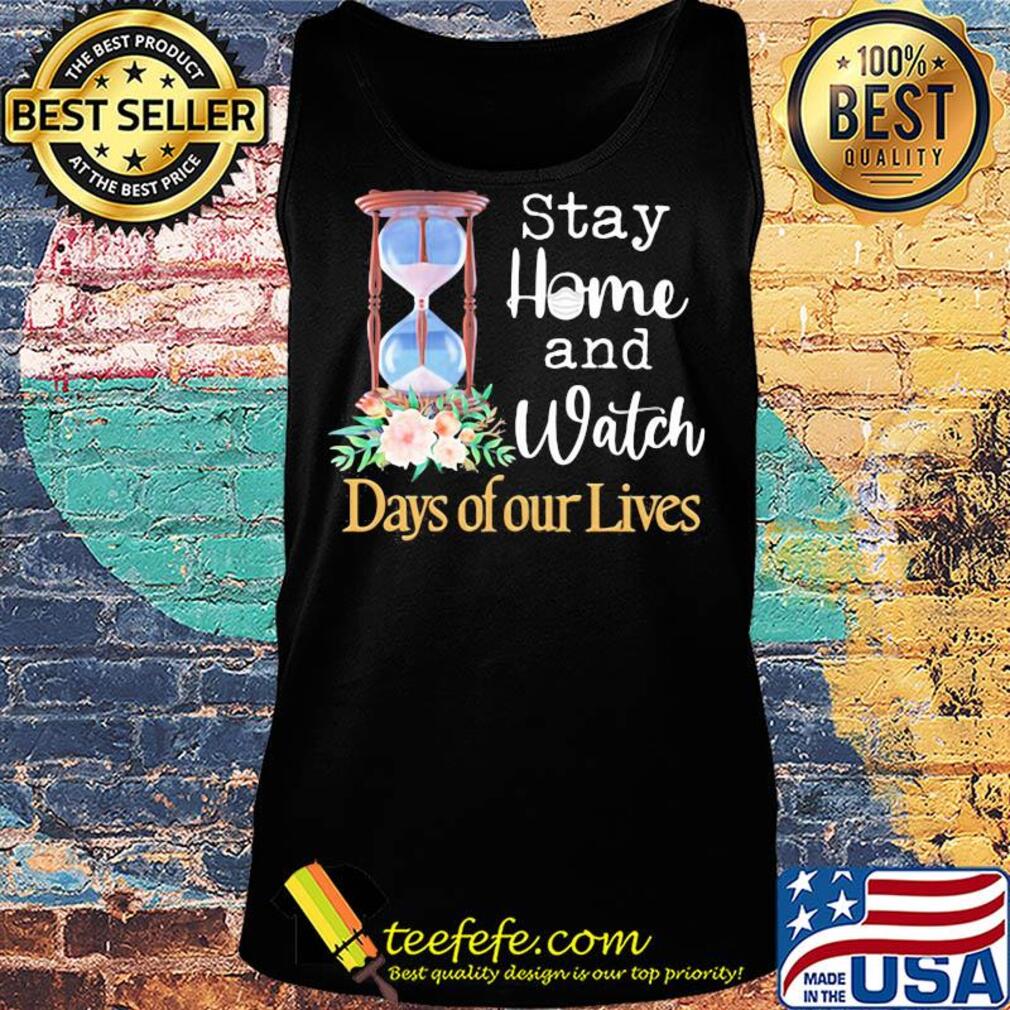 Stay home and watch days of our lives mask flower s Tank top Stay home and watch days of our lives mask flower s Tank top