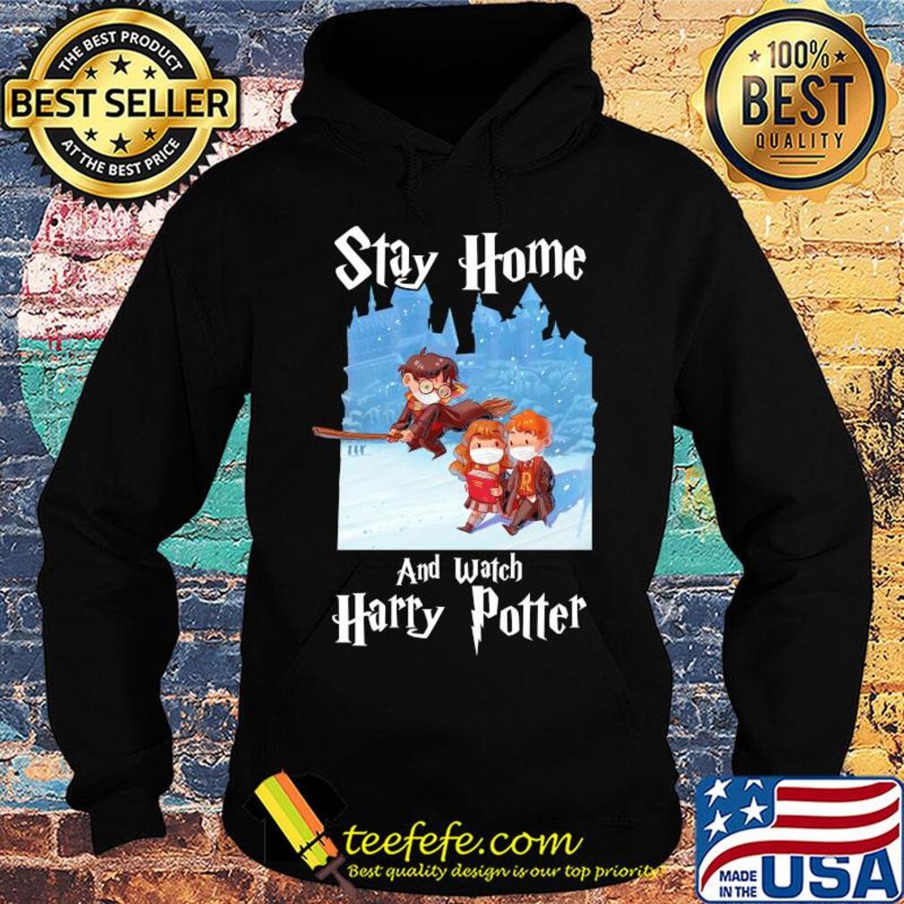 Stay home and watch harry potter characters chibi wear mask s Hoodie Stay home and watch harry potter characters chibi wear mask s Hoodie