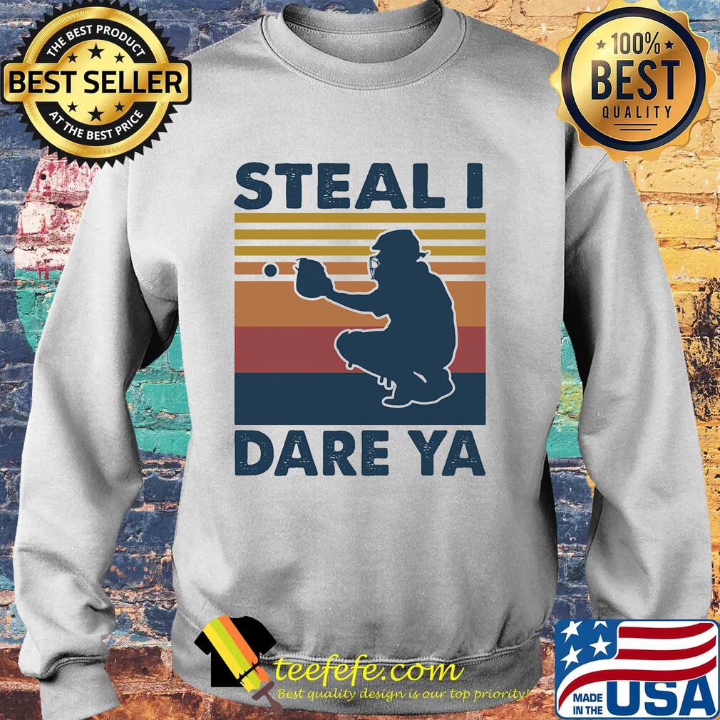 Steal I dare Ya softball vintage s Sweater Steal I dare Ya softball vintage s Sweater