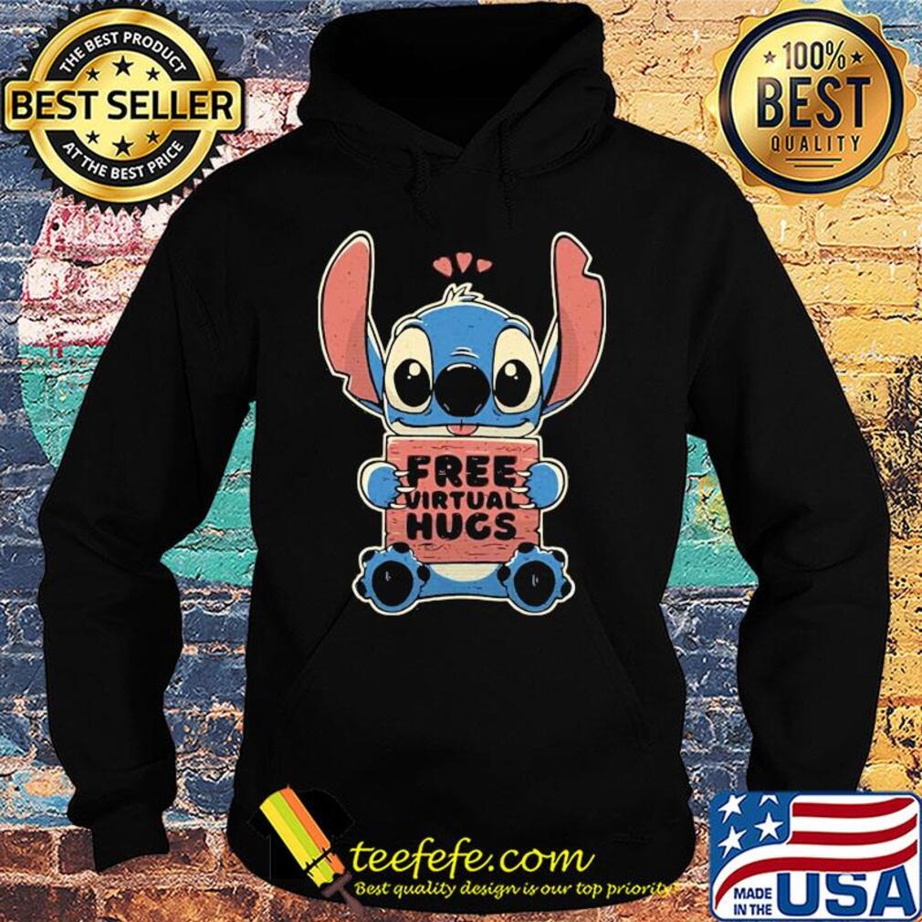 Stitch free virtual hugs heart s Hoodie Stitch free virtual hugs heart s Hoodie