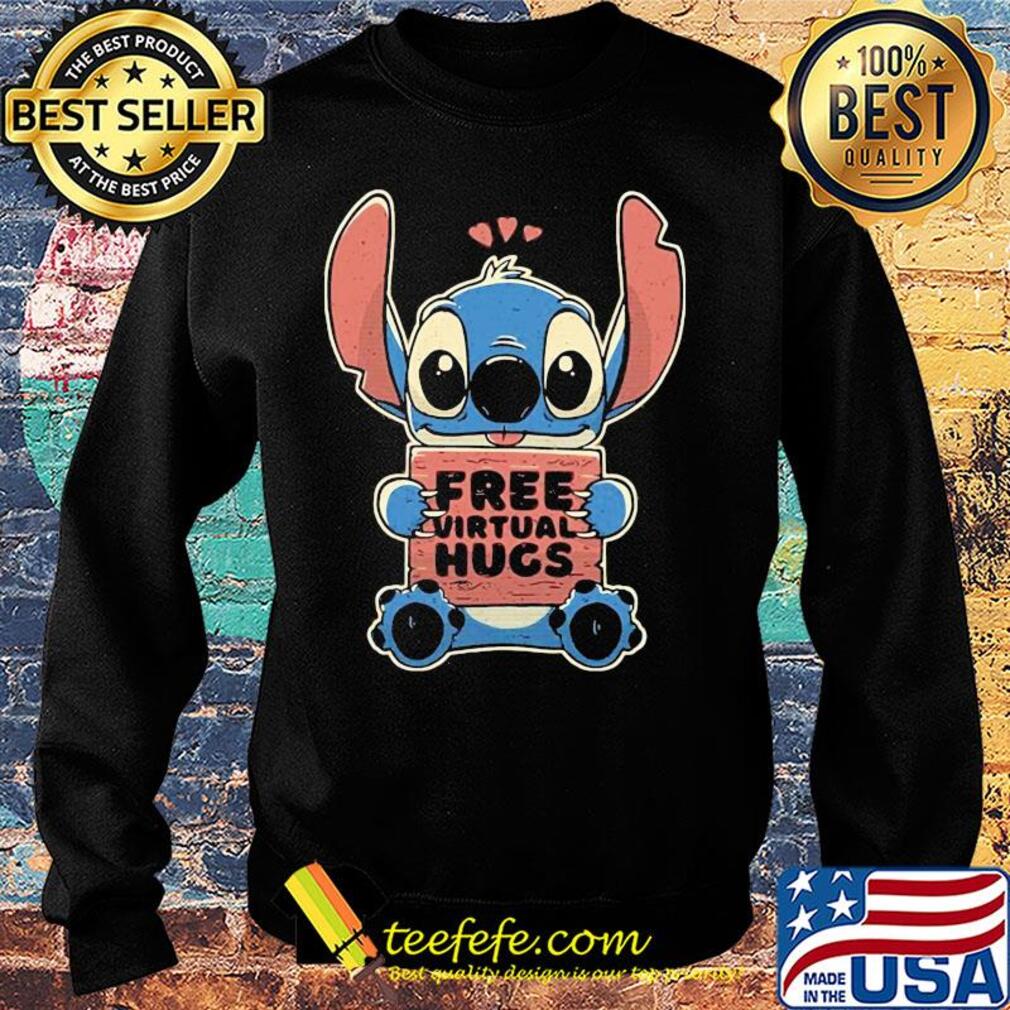 Stitch free virtual hugs heart s Sweater Stitch free virtual hugs heart s Sweater