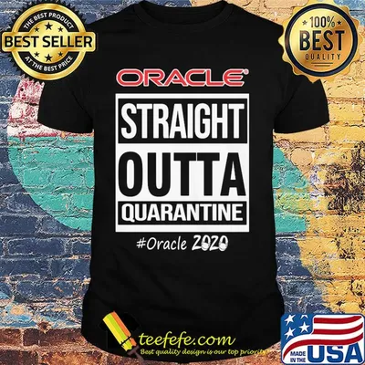 Straight outta quarantine oracle 2020 mask shirt