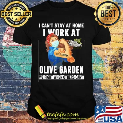 Strong woman i can’t stay at home i work at olive garden we fight when others can’t anymore mask covid-19 shirt