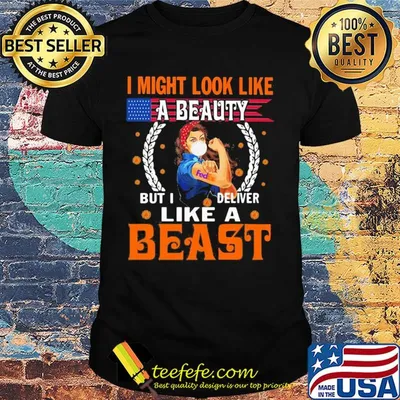 Strong woman tattoos Fedex I might look like a beauty but I deliver like a beast mask covid-19 shirt