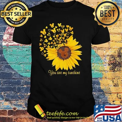 Sunflower mickey mouse you are my sunshine shirt