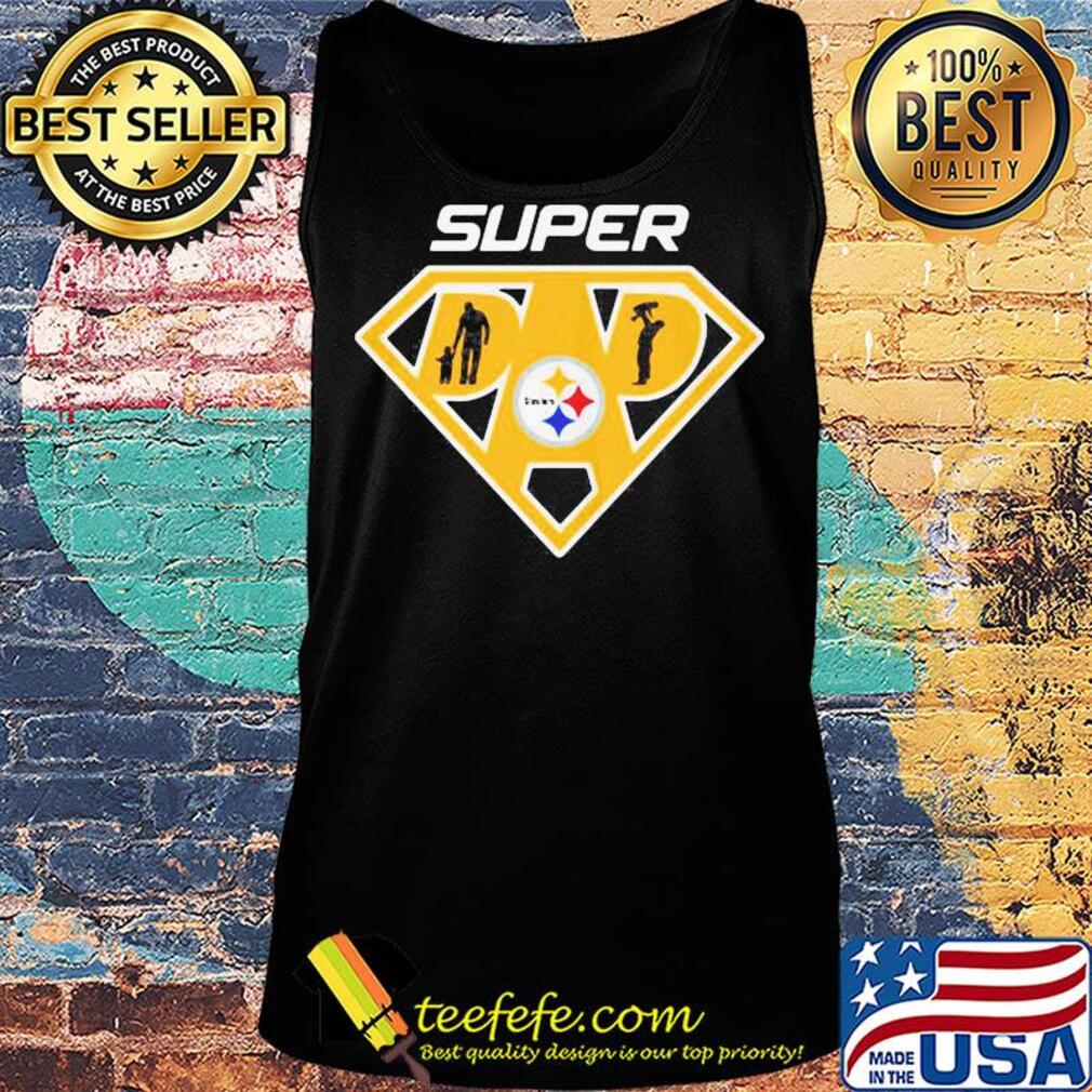 Super hero dad pittsburgh steelers football logo happy father’s day s Tank top Super hero dad pittsburgh steelers football logo happy father’s day s Tank top