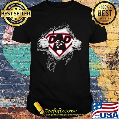 Superhero atlanta falcons diamond father’s day shirt