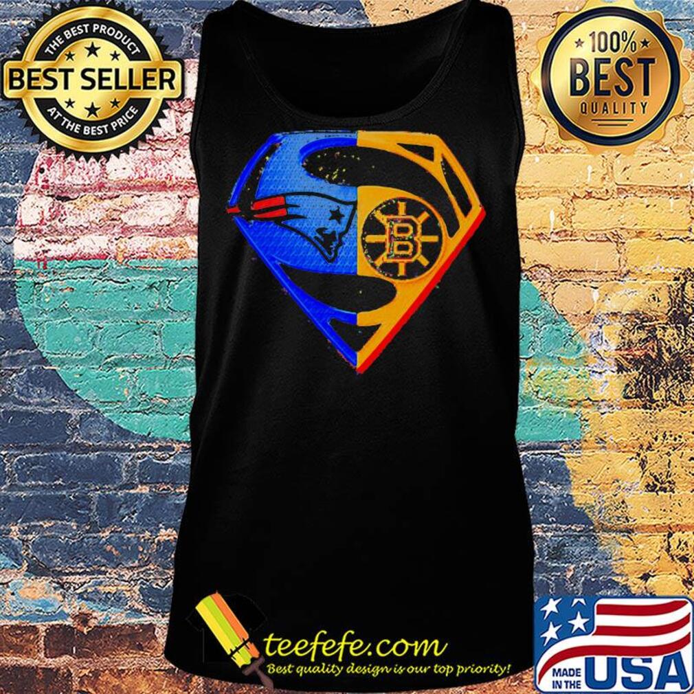 Superhero new england patriots and boston bruins diamond s Tank top Superhero new england patriots and boston bruins diamond s Tank top