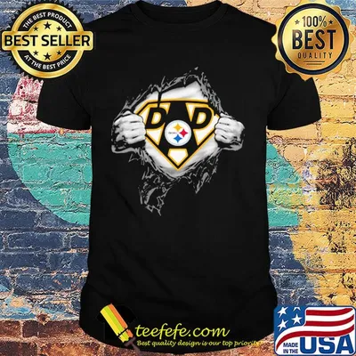 Superhero pittsburgh steelers diamond father’s day shirt