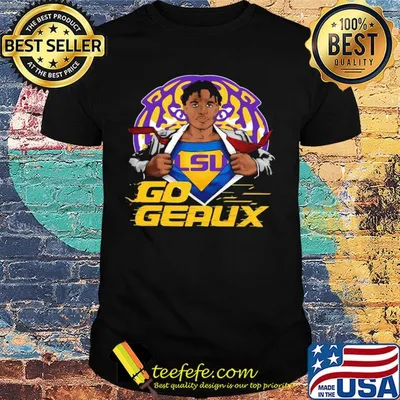 Superman LSU tigers go geaux shirt