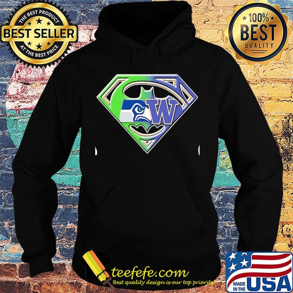 Superman seattle seahawks and washington huskies s Hoodie Superman seattle seahawks and washington huskies s Hoodie