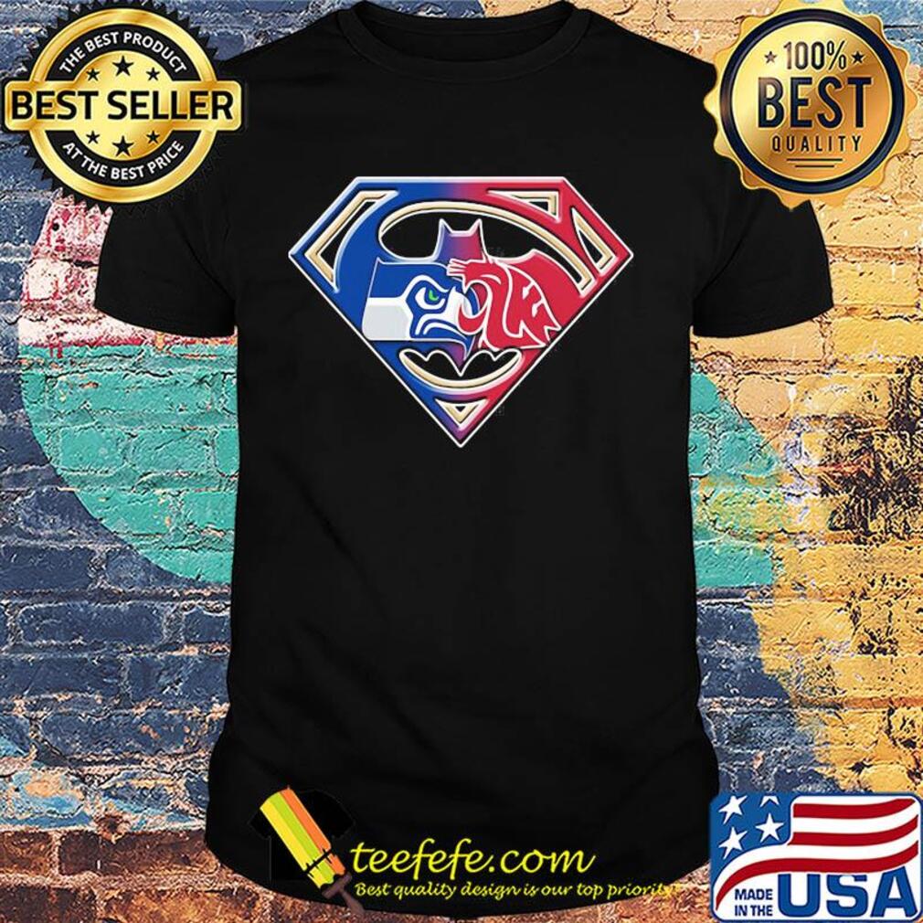 Superman seattle seahawks and washington state cougars shirt Superman seattle seahawks and washington state cougars shirt