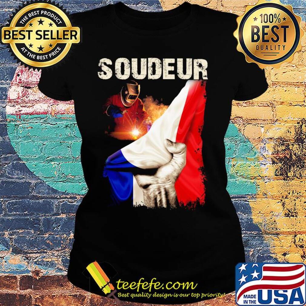 Superman Soudeur France Flag Shirt Ladies tee Superman Soudeur France Flag Shirt Ladies tee