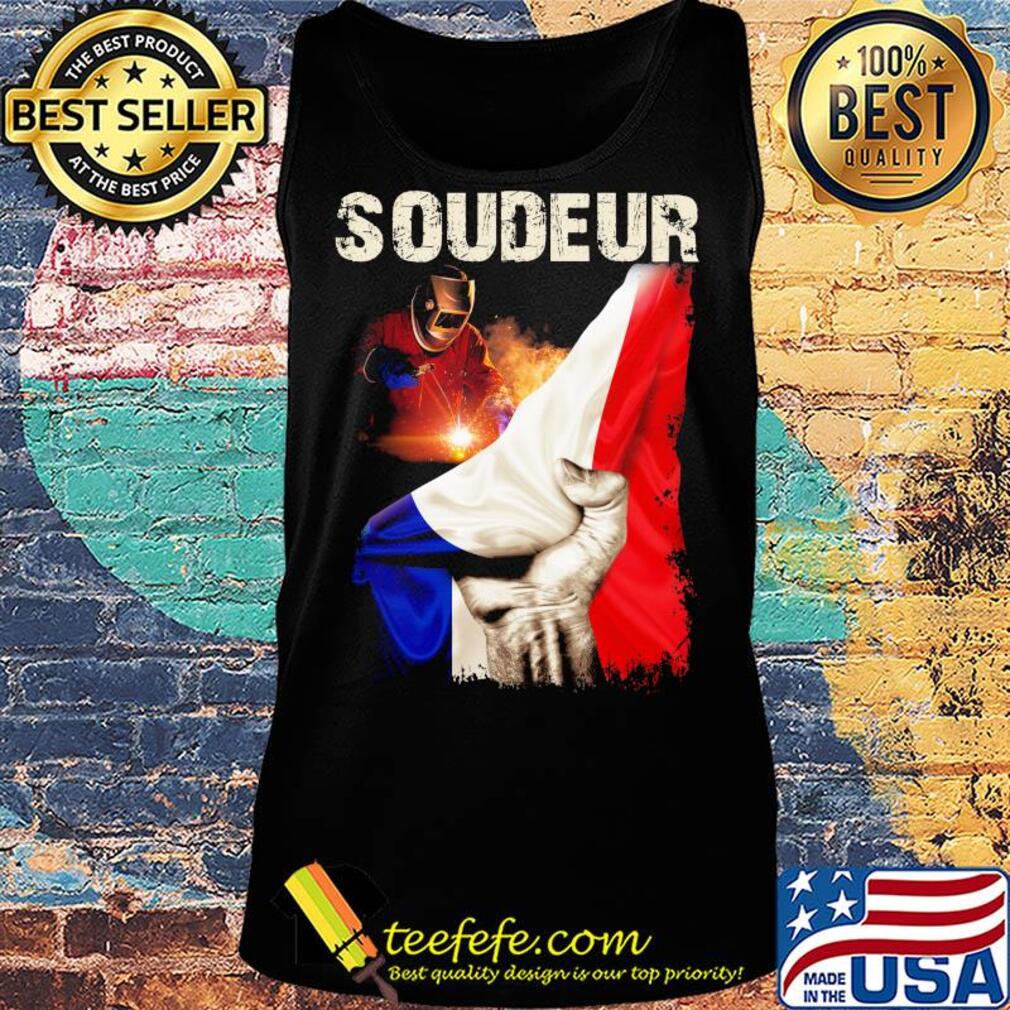 Superman Soudeur France Flag Shirt Tank top Superman Soudeur France Flag Shirt Tank top
