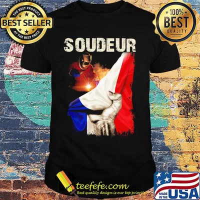 Superman Soudeur France Flag Shirt