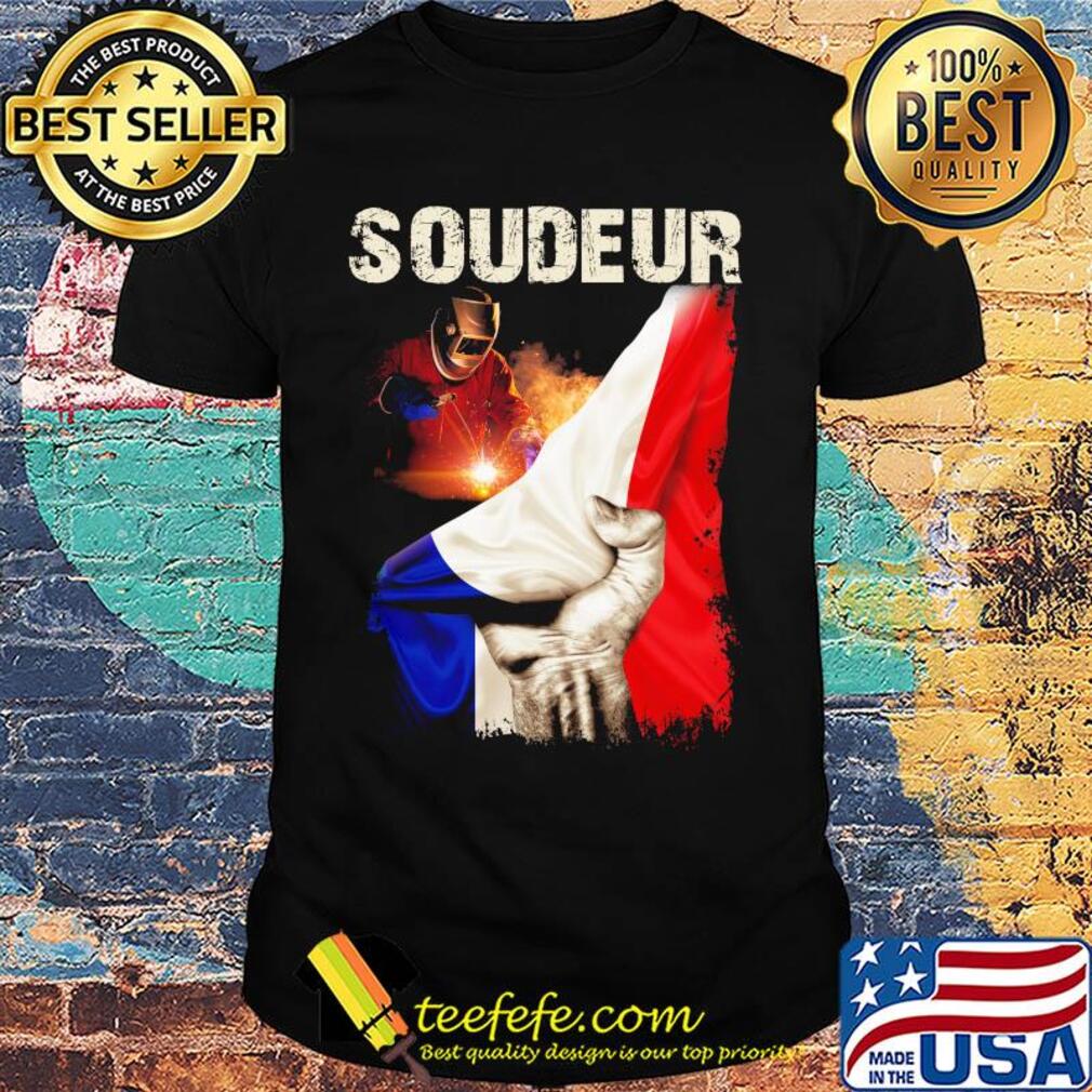 Superman Soudeur France Flag Shirt Superman Soudeur France Flag Shirt