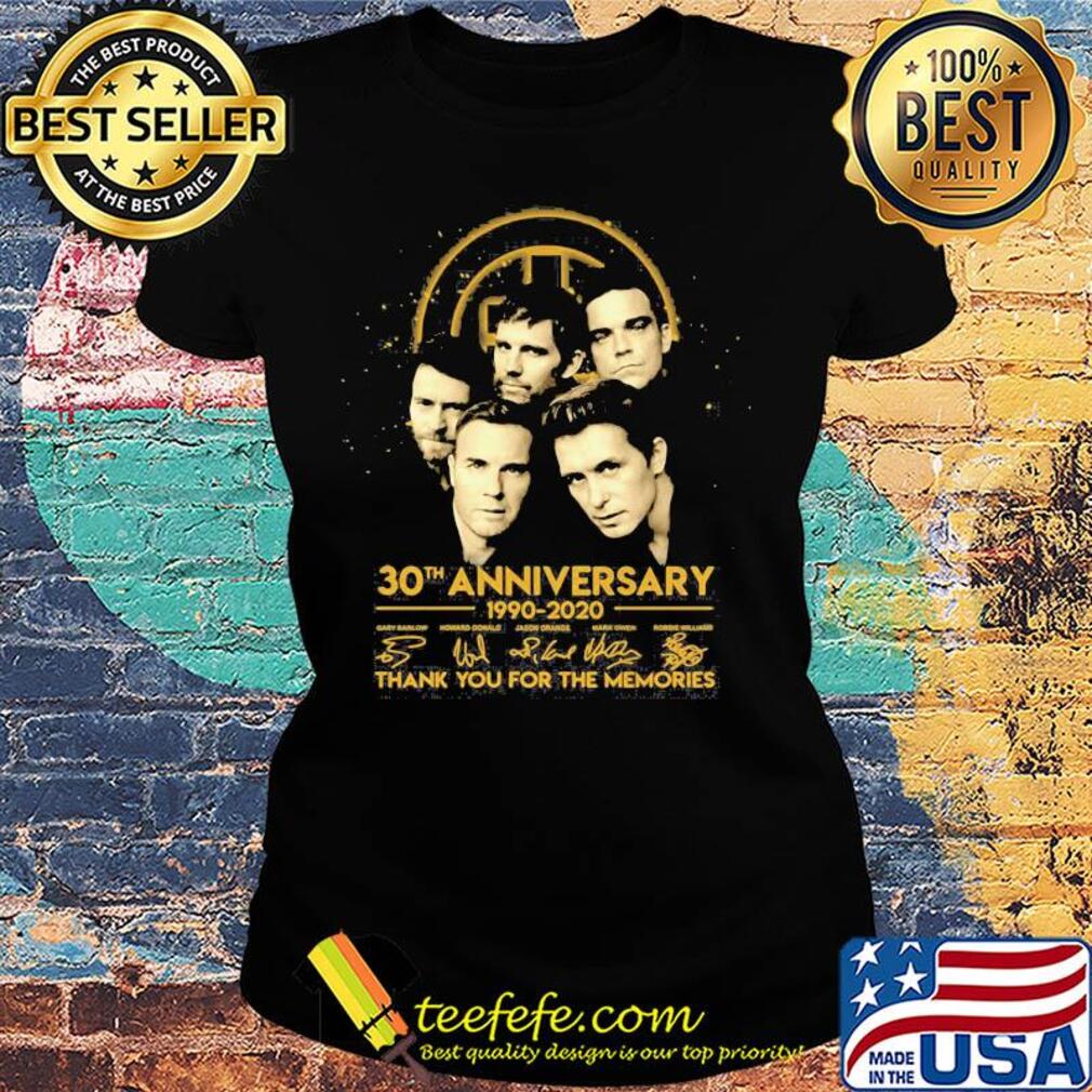 Take That 30th anniversary 1990 2020 signature s Ladies tee Take That 30th anniversary 1990 2020 signature s Ladies tee