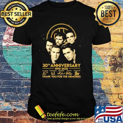 Take That 30th anniversary 1990 2020 signature shirt