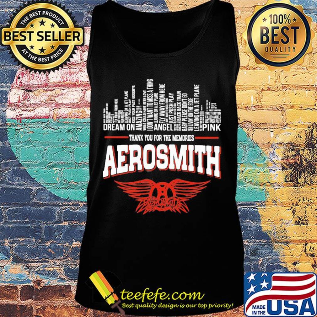 Thank you for the memories aerosmith s Tank top Thank you for the memories aerosmith s Tank top