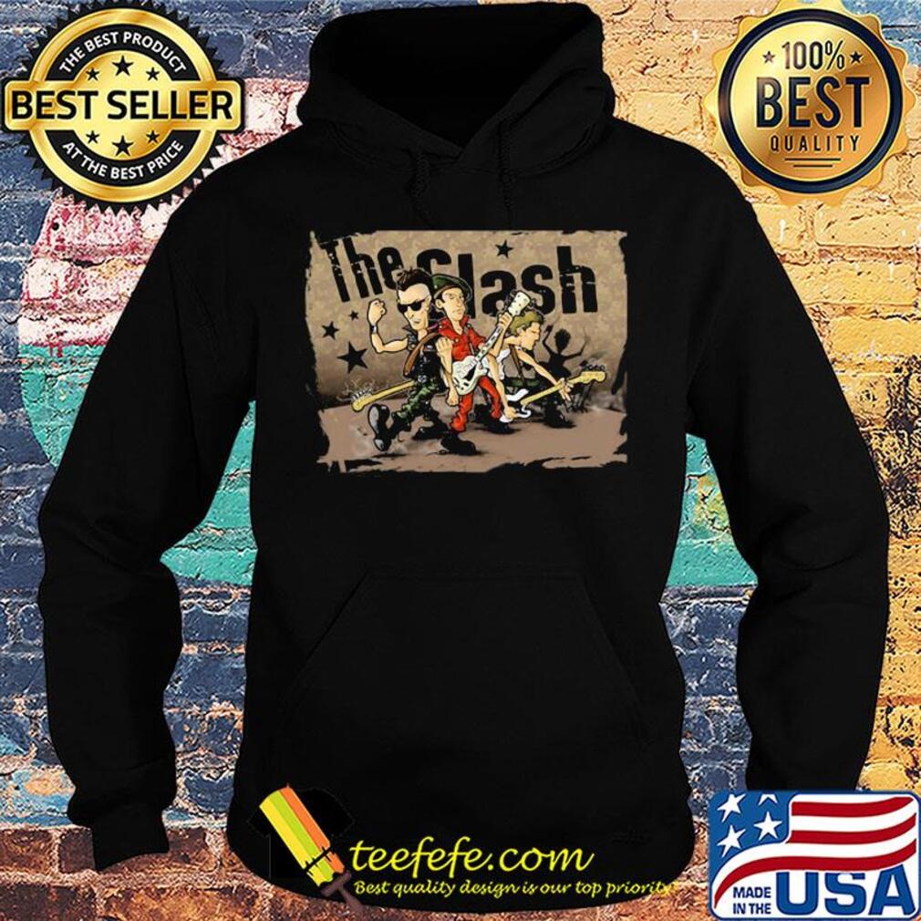 The clash band cartoon s Hoodie The clash band cartoon s Hoodie