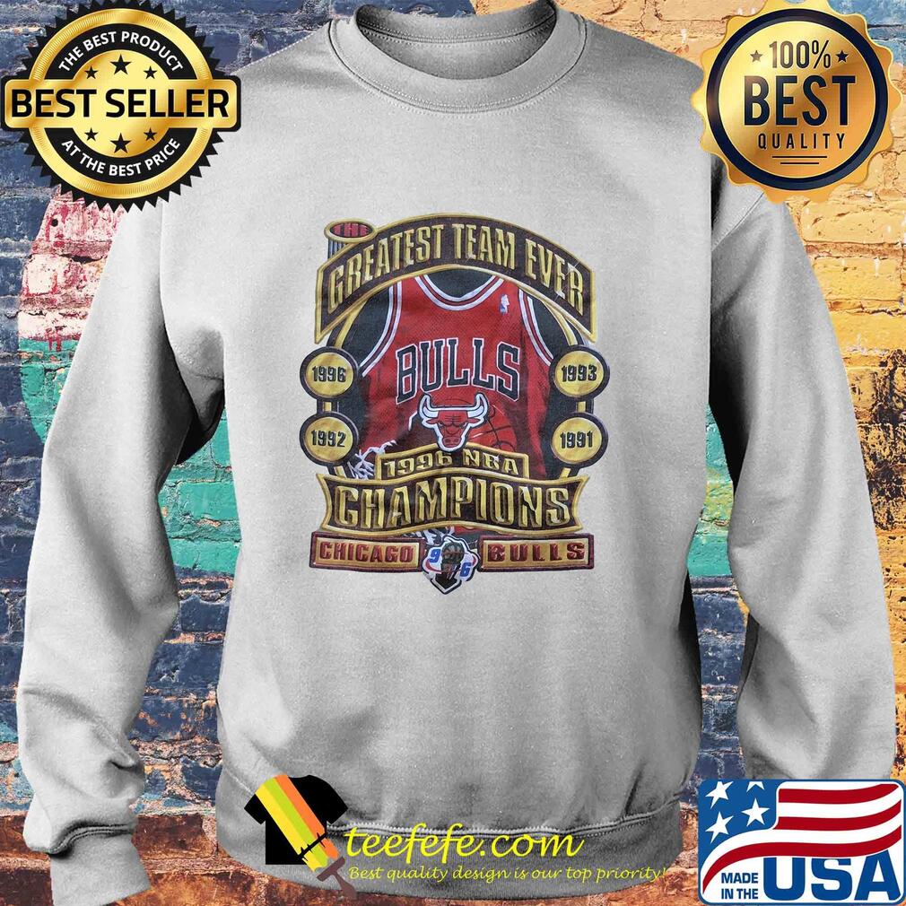 The greatest team ever 1996 nba champions chicago bulls s Sweater The greatest team ever 1996 nba champions chicago bulls s Sweater