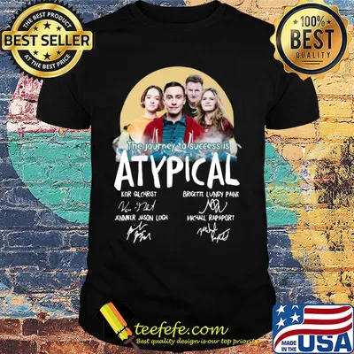 The journey to success is atypical signatures shirt