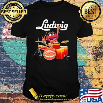 The muppet show animal playing ludwig drums shirt