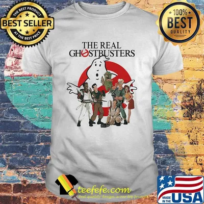 The real ghostbusters animated tv series logo shirt