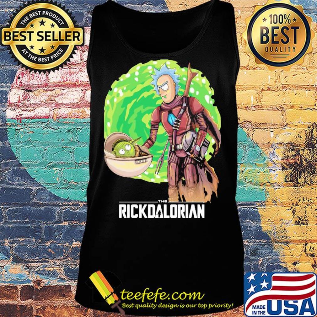 The Rickdalorian Baby Yoda and Rick Morty s Tank top The Rickdalorian Baby Yoda and Rick Morty s Tank top