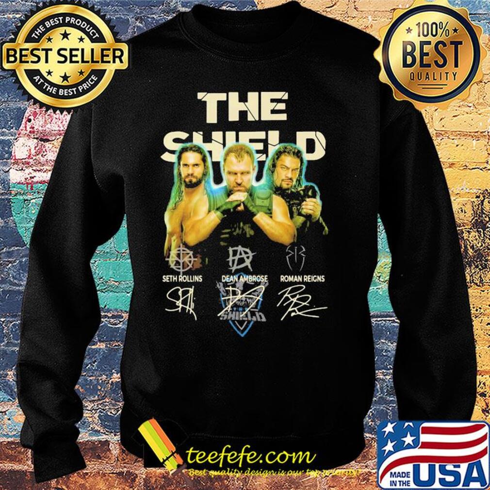 The shield seth rollins dean ambrose roman reigns signatures s Sweater The shield seth rollins dean ambrose roman reigns signatures s Sweater