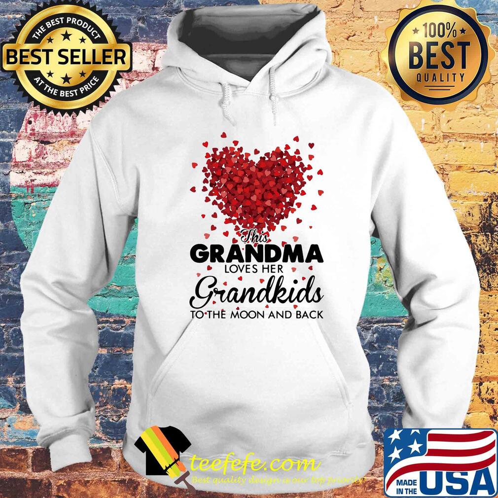 This grandma loves her grandkids to the moon and back heart s Hoodie This grandma loves her grandkids to the moon and back heart s Hoodie
