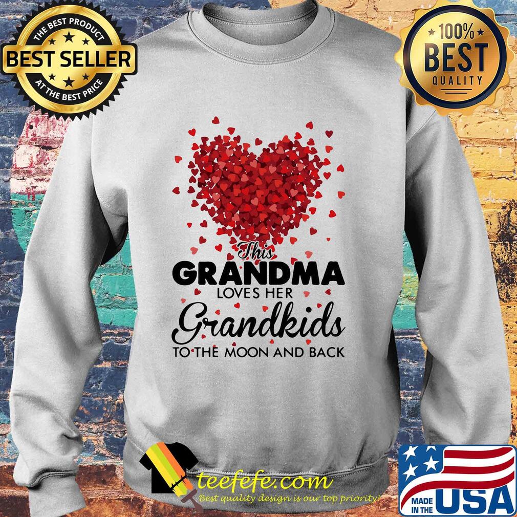 This grandma loves her grandkids to the moon and back heart s Sweater This grandma loves her grandkids to the moon and back heart s Sweater