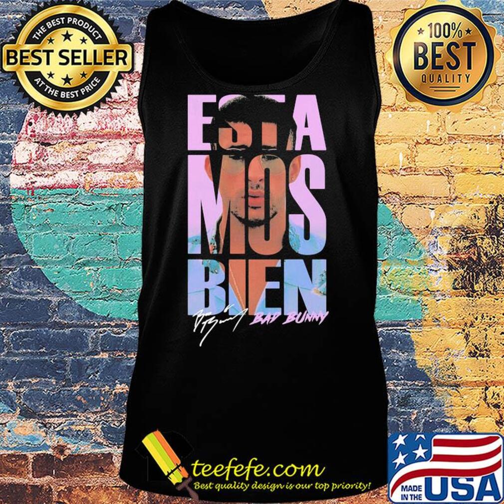 Threadz estamos bien bad bunny signature s Tank top Threadz estamos bien bad bunny signature s Tank top